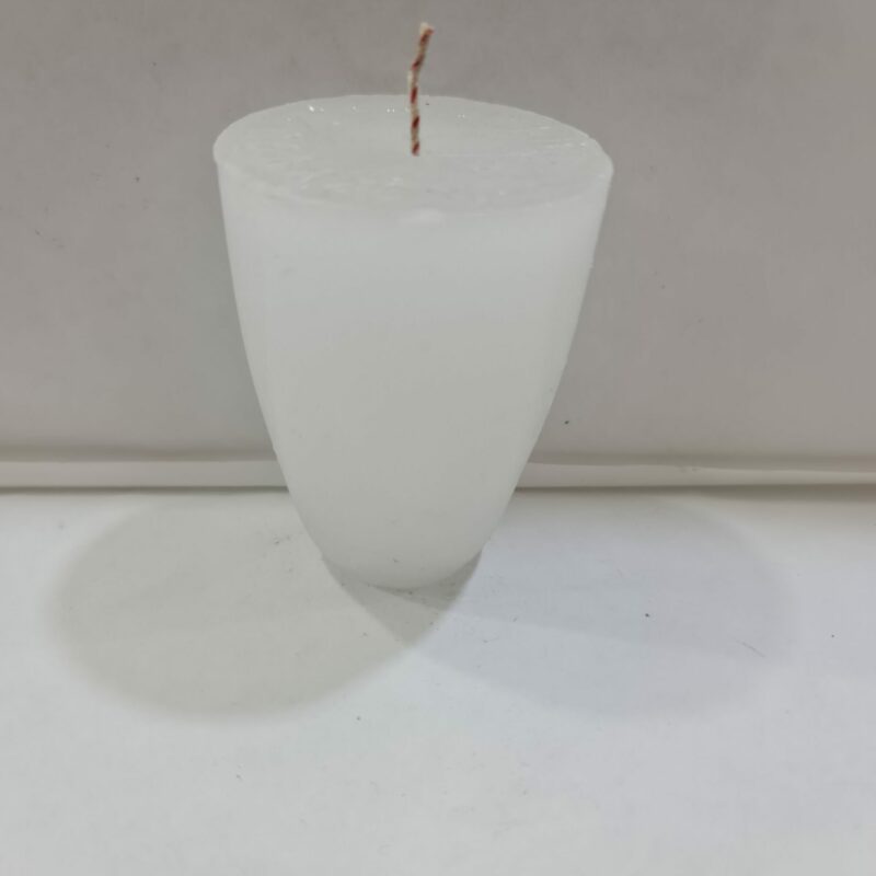 VELADORA SENCILLA BLANCA