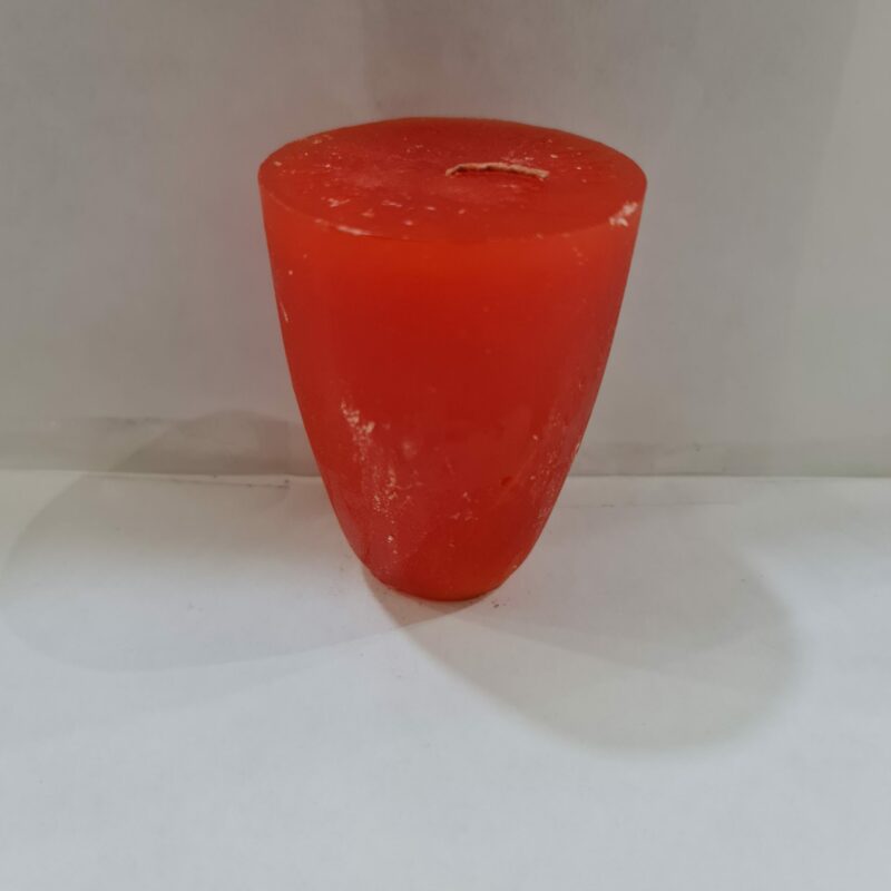 VELADORA SENCILLA NARANJA