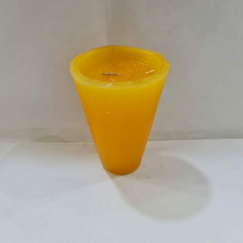VELADORA SENCILLA AMARILLA