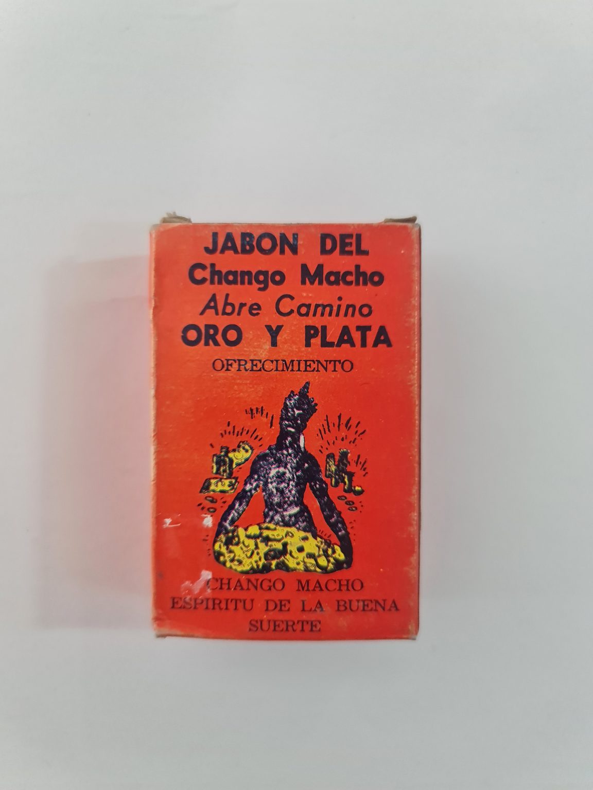 JABÓN ECONÓMICO DE CHANGO MACHO ABRE CAMINOS, ORO Y PLATA (BUENA SUERTE)