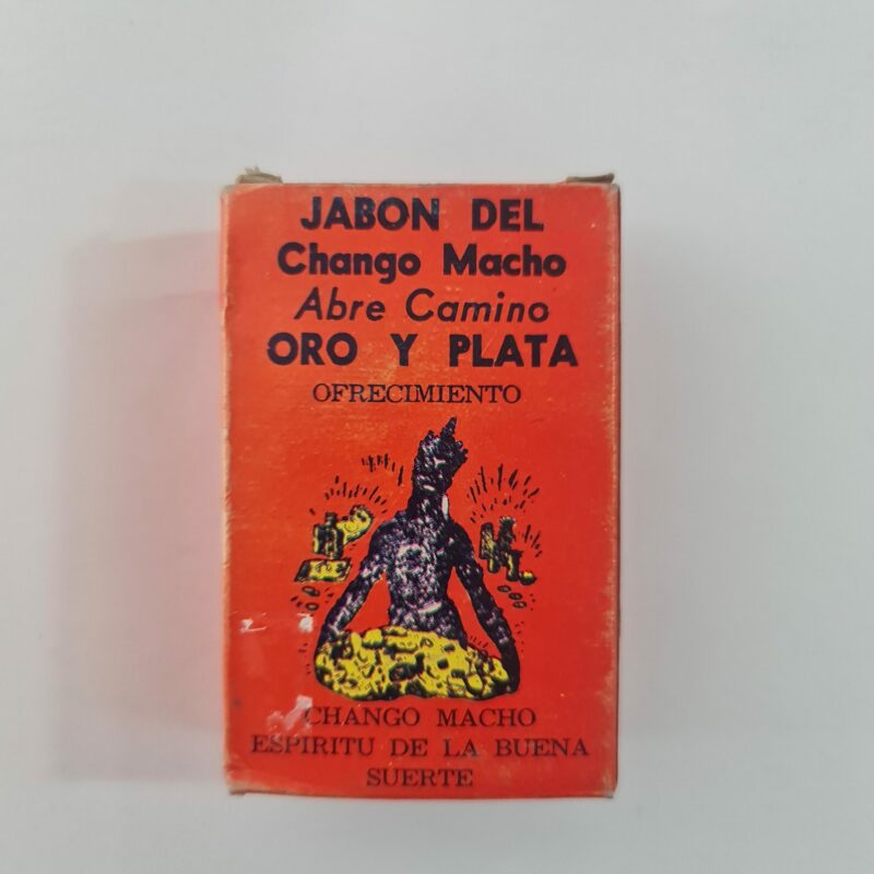 JABÓN ECONÓMICO DE CHANGO MACHO ABRE CAMINOS, ORO Y PLATA (BUENA SUERTE)