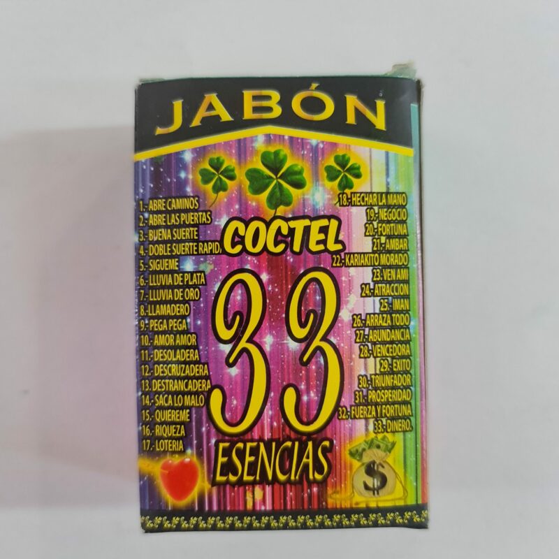 JABÓN ECONÓMICO DE 33 ESENCIAS