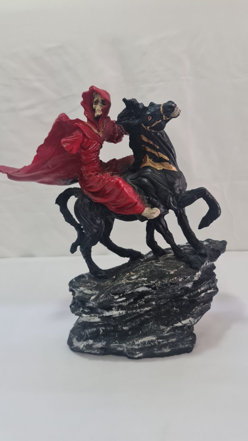 SANTA MUERTE SOBRE CABALLO