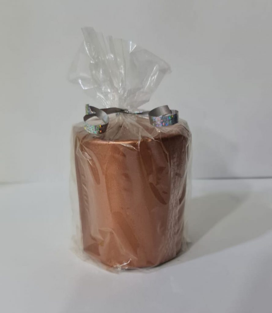 VELADORA PREPARADA DE COBRE