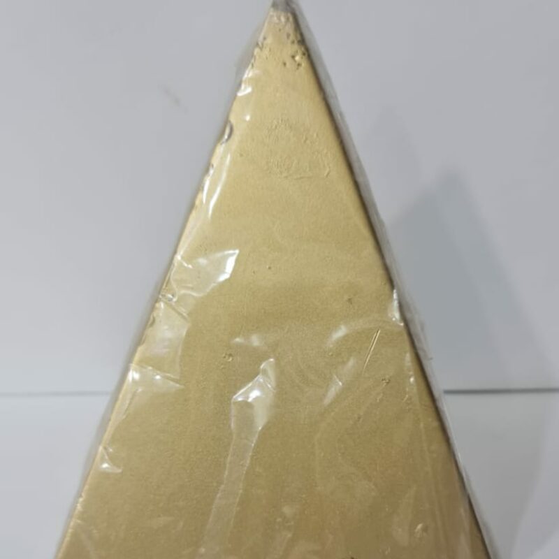 VELADORA DE PIRÁMIDE DORADA GRANDE