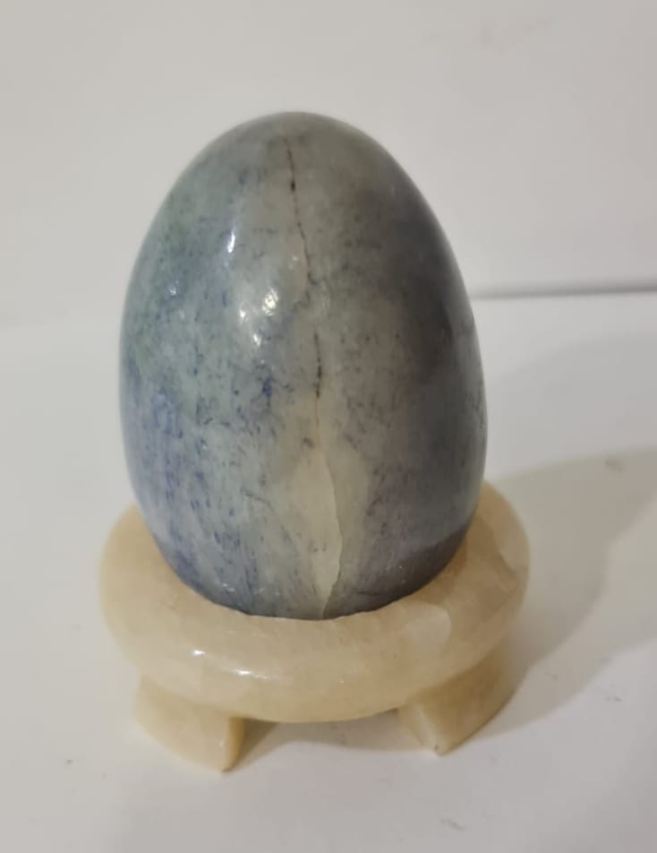 HUEVO DE ONIX AZUL GRANDE