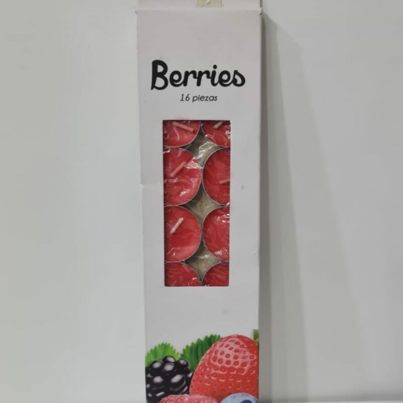 PAQUETE DE VELAS MINI ROJAS