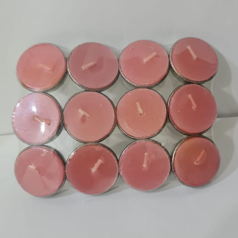 PAQUETE DE VELAS MINI ROSAS