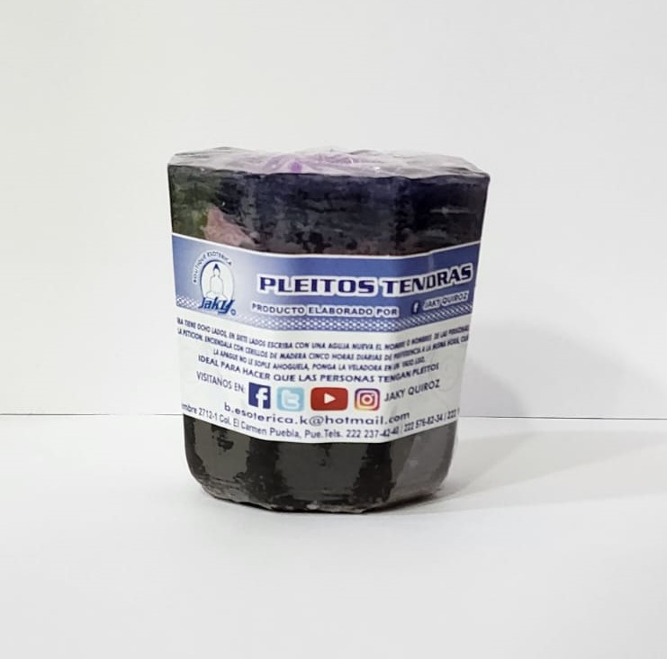 VELADORA OCTAGONAL PLEITOS TENDRAS
