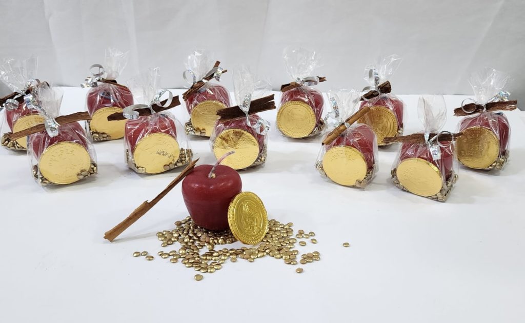KIT DE ABUNDANCIA VELADORA DE MANZANA
