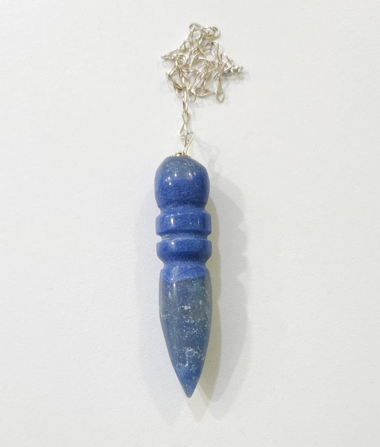 PÉNDULO EGIPCIO CUARZO AZUL