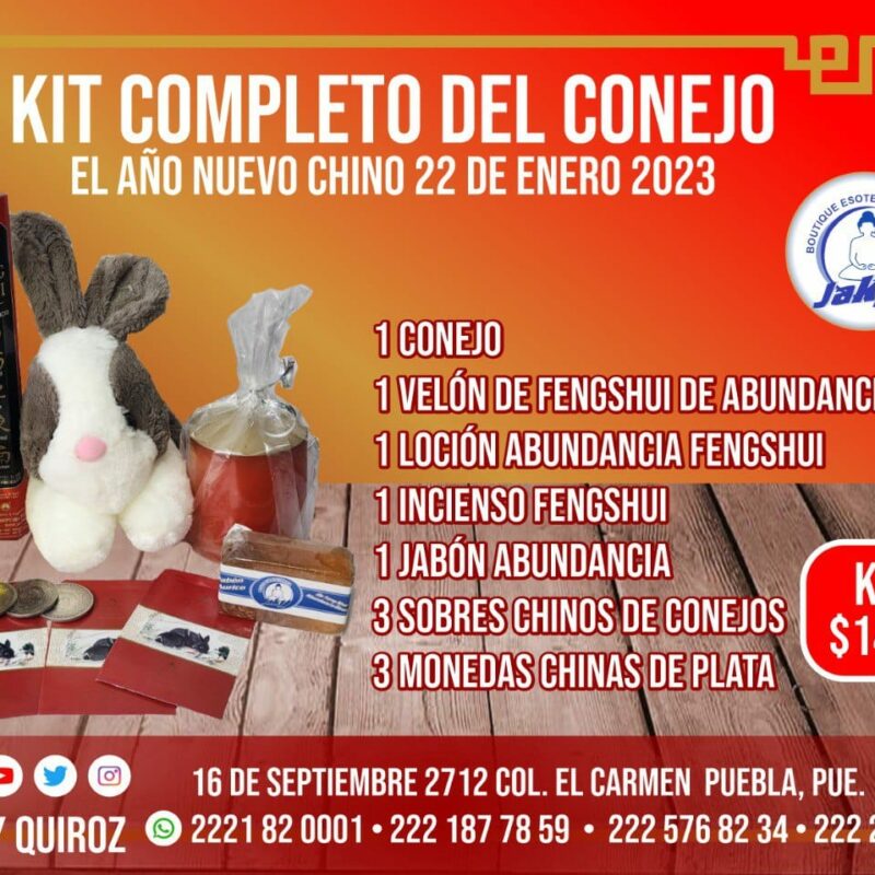 KIT COMPLETO DEL CONEJO AÑO NUEVO CHINO 2023 #1