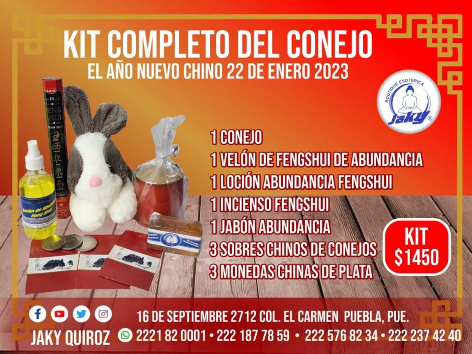 KIT COMPLETO DEL CONEJO AÑO NUEVO CHINO 2023 #1