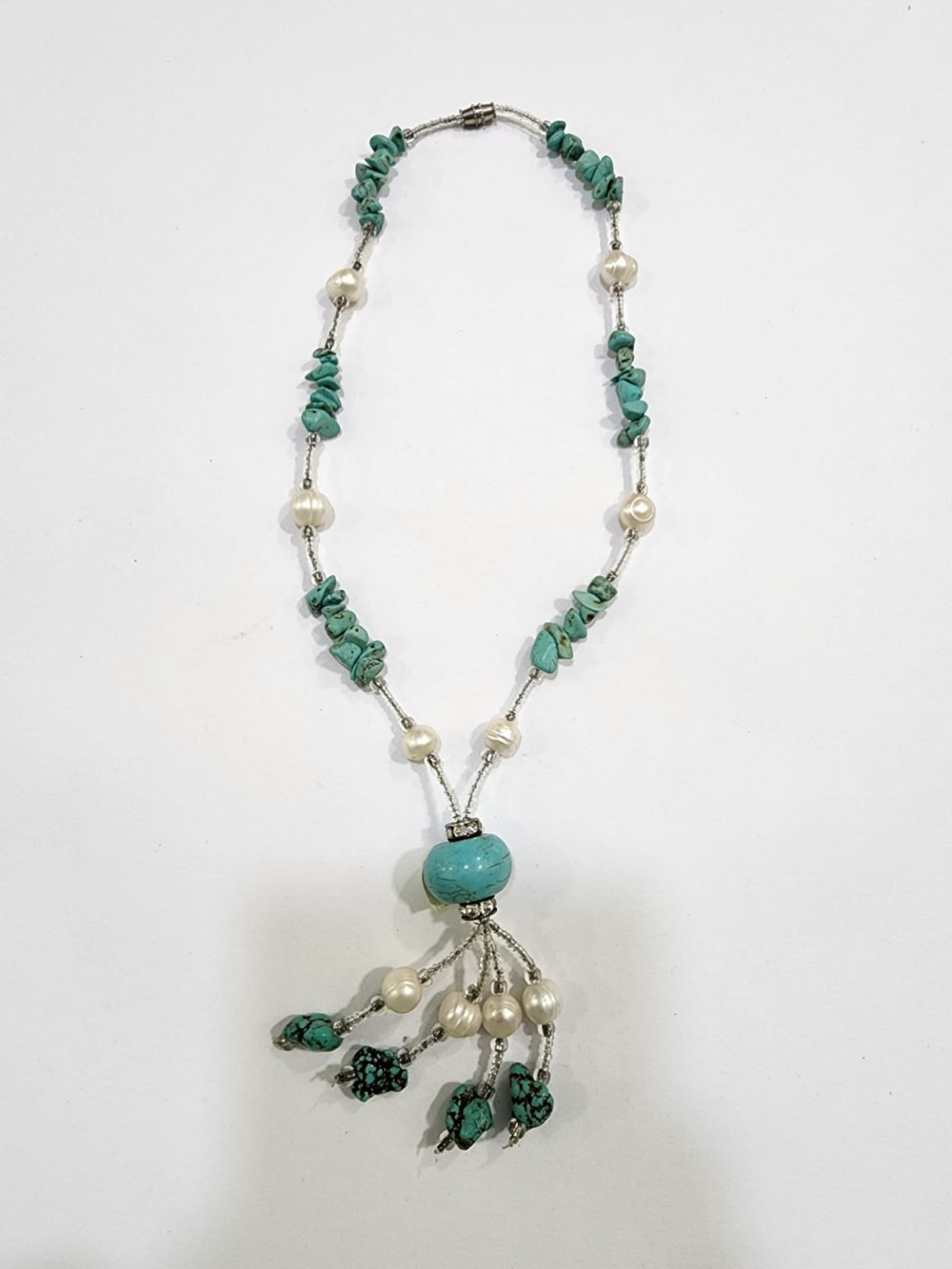 COLLAR DE CUARZO TURQUESA