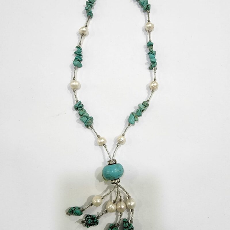 COLLAR DE CUARZO TURQUESA