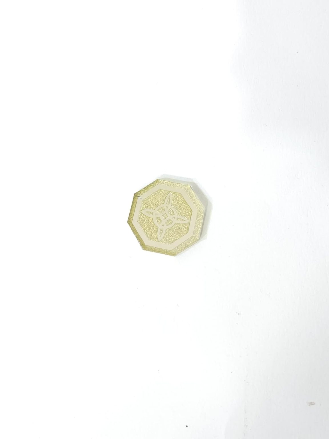 ESPEJO OCTAGONAL NUDO DE BRUJA MINI DE BOLSILLO