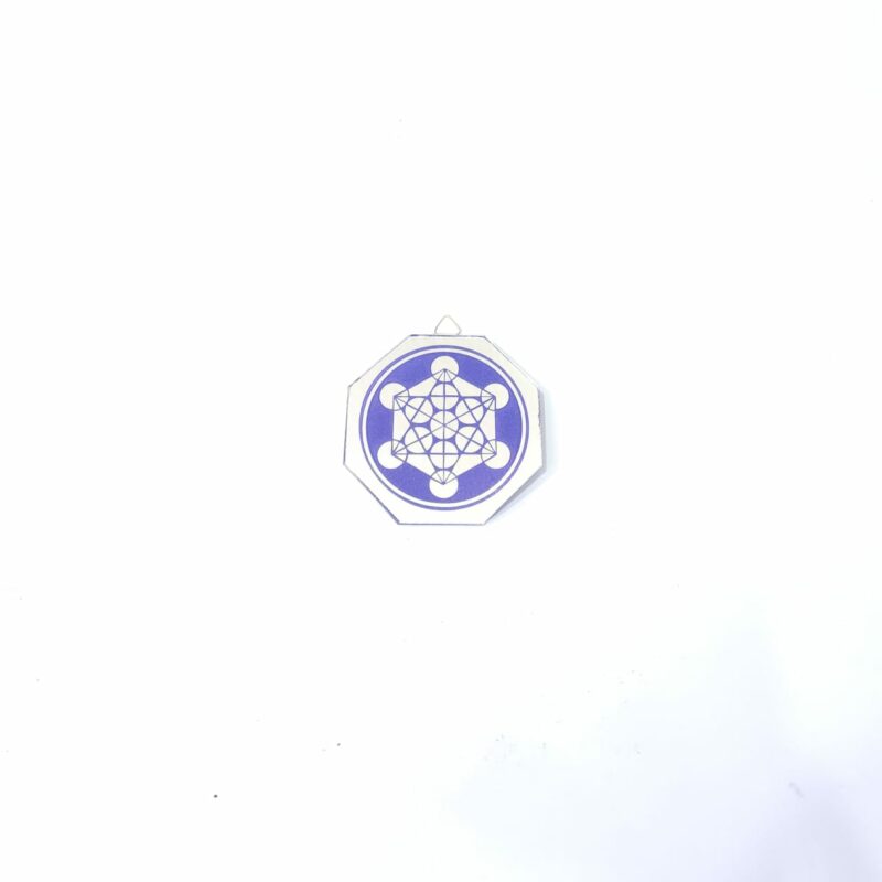 ESPEJO OCTAGONAL CUBO DE METATRÓN 9 CM