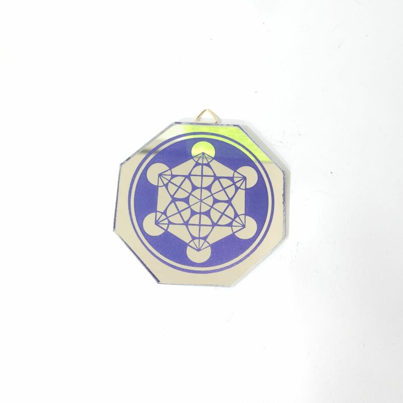 ESPEJO OCTAGONAL DE CUBO DE METRATRÓN DE 12 CM