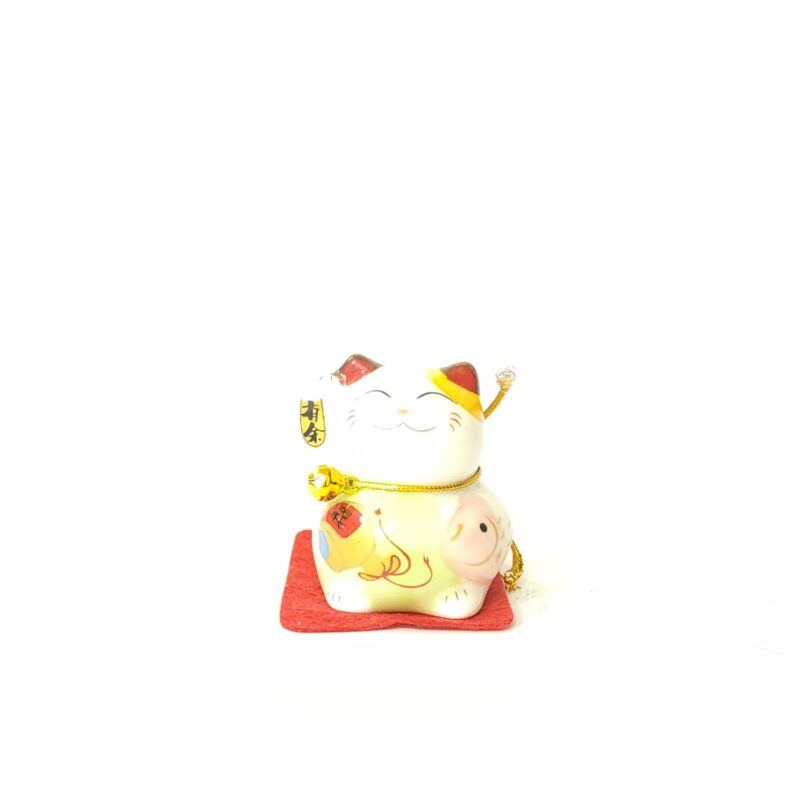 GATO LLAMA CLEINTE DE PORCELANA #3