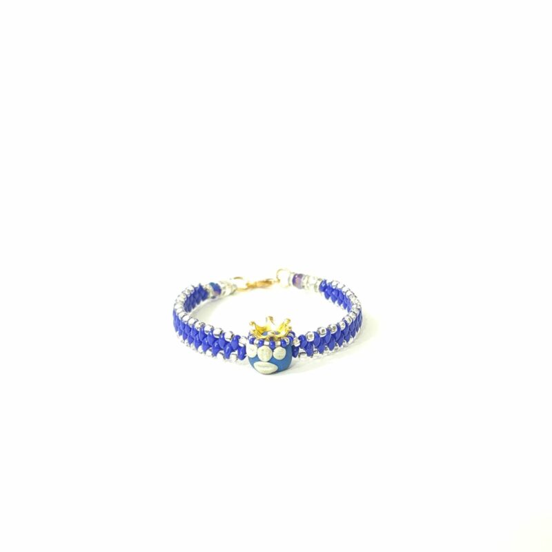 PULSERA DE SANTERÍA CON CABEZA DE YEMAYÁ