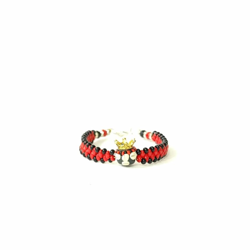 PULSERA DE SANTERÍA CON CABEZA DE ELEGGUA