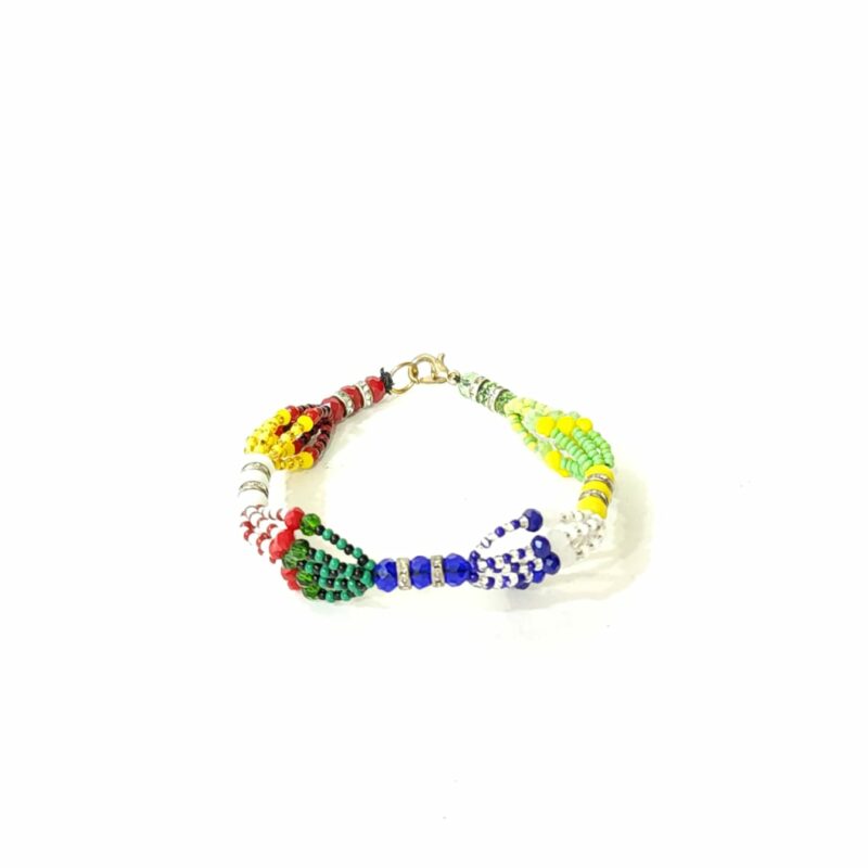 PULSERA DE SANTERÍA DE 7 POTENCIAS 6 HILOS