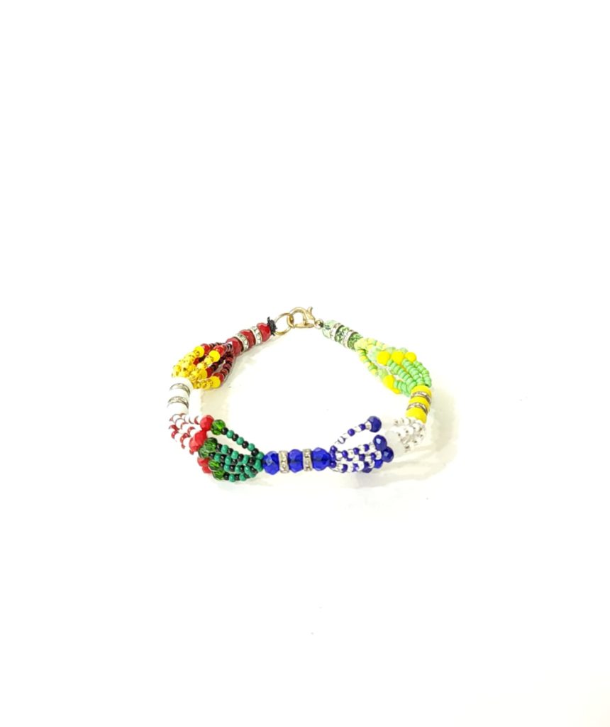 PULSERA DE SANTERÍA DE 7 POTENCIAS 6 HILOS
