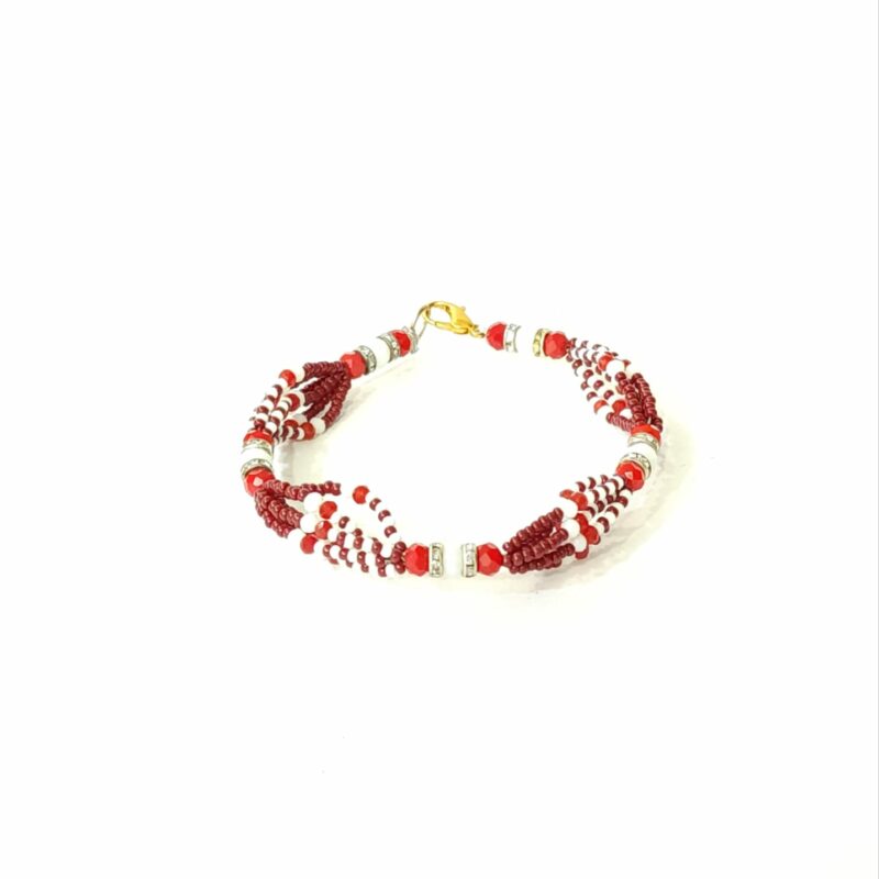 PULSERA DE SANTERÍA DE SHANGÓ 6 HILOS