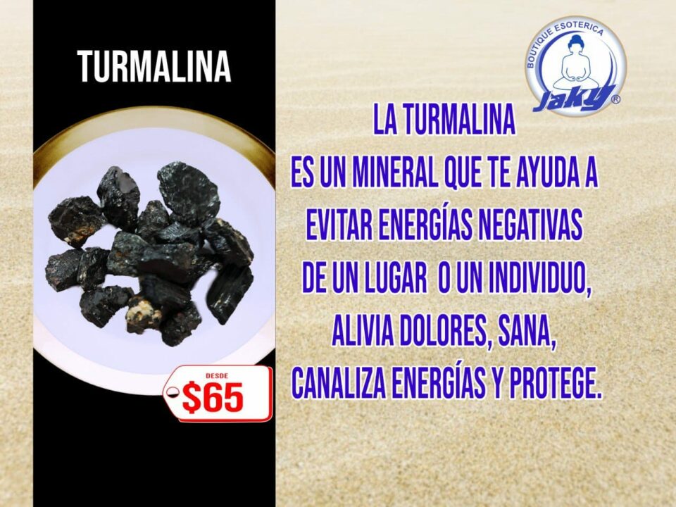 CUARZO TURMALINA (POR PIEZA)