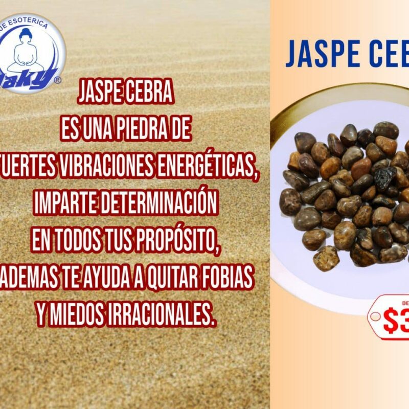 CUARZO JASPE CEBRA (POR PIEZA)