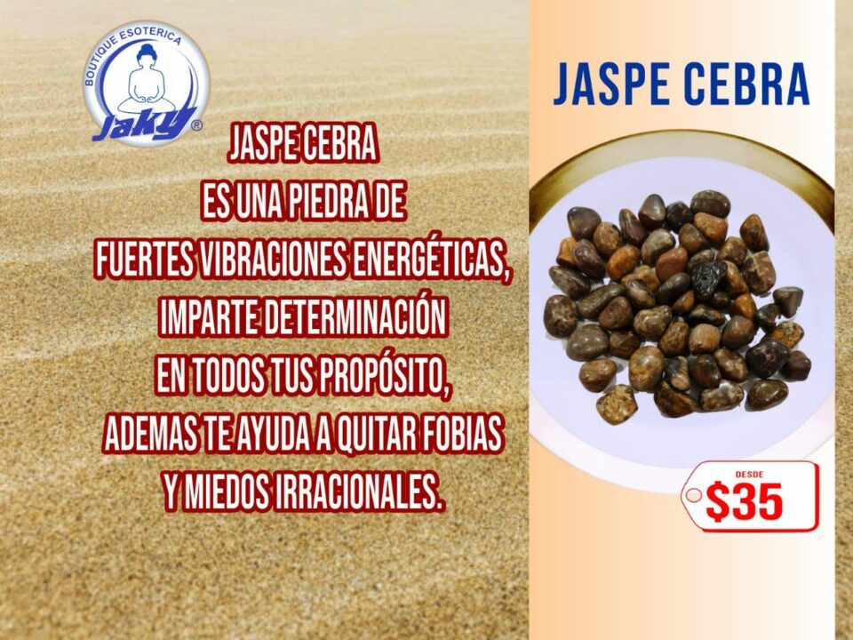 CUARZO JASPE CEBRA (POR PIEZA)