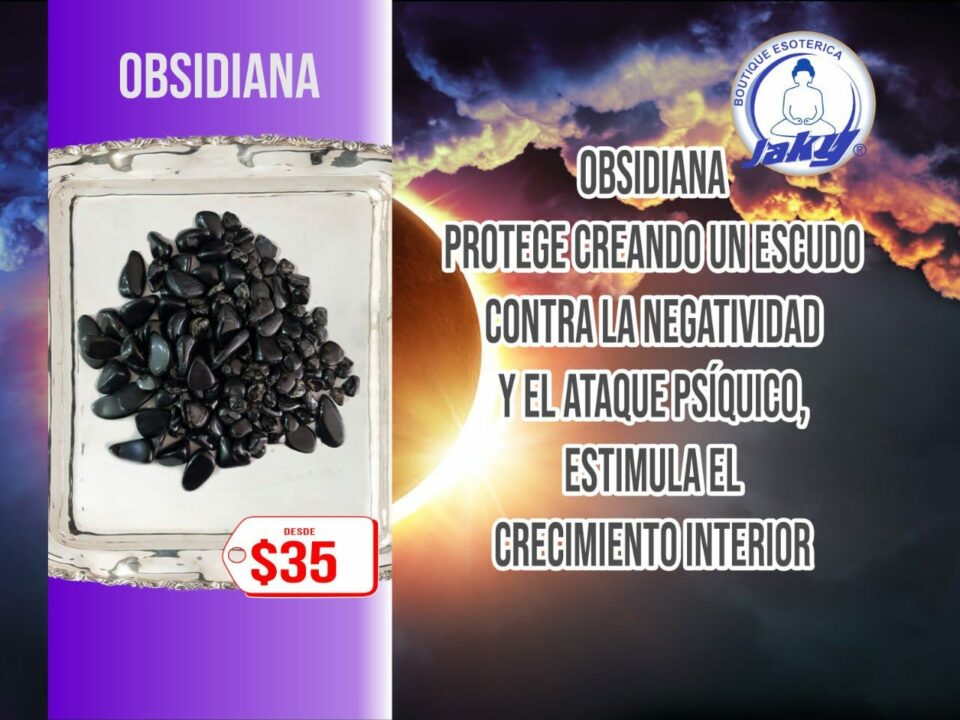 CUARZO OBSIDIANA (POR PIEZA)