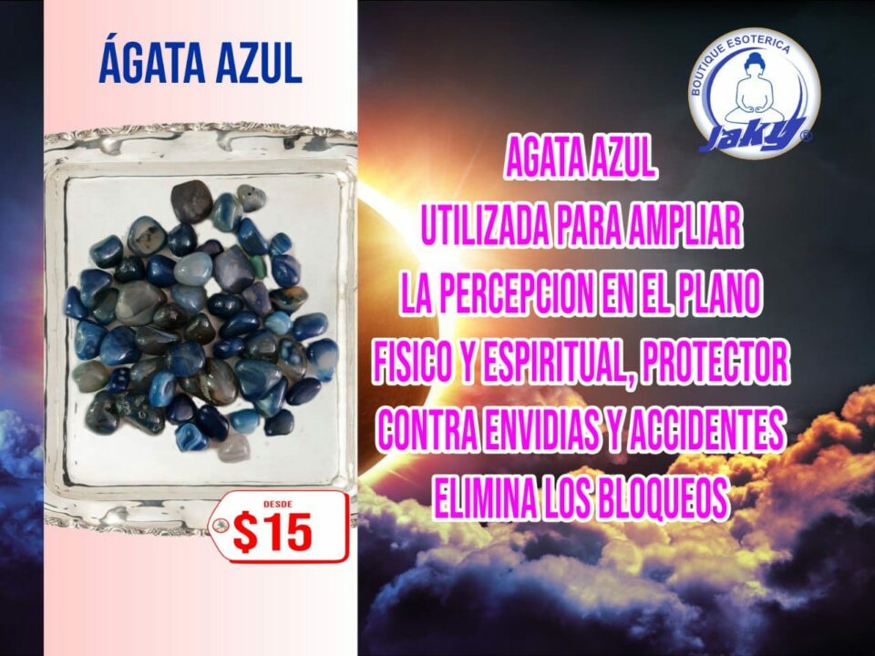 CUARZO ÁGATA AZUL (POR PIEZA)