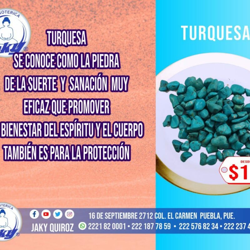 CUARZO TURQUESA (POR PIEZA)
