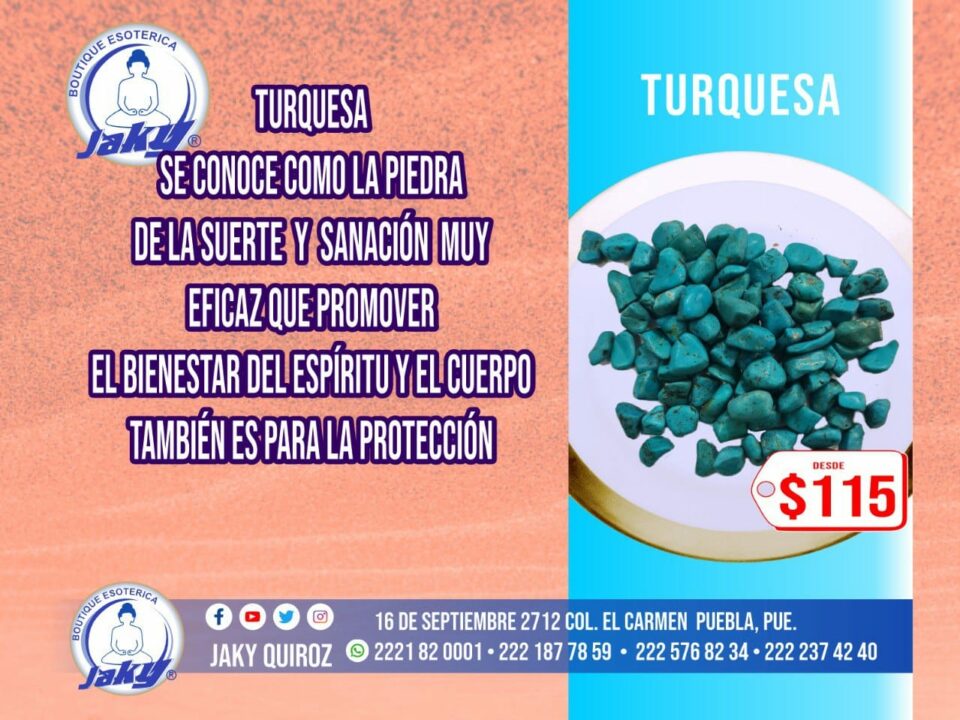 CUARZO TURQUESA (POR PIEZA)