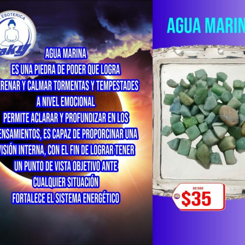 CUARZO AGUA MARINA (POR PIEZA)