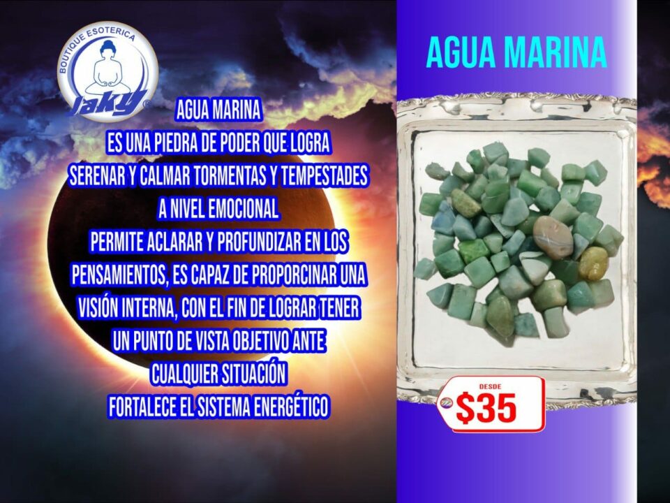 CUARZO AGUA MARINA (POR PIEZA)