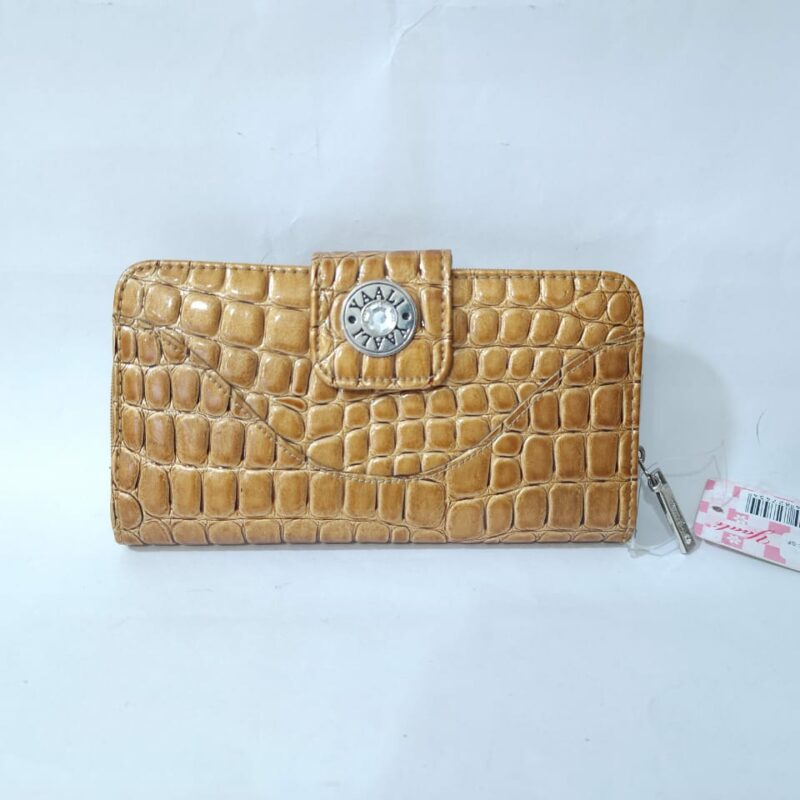 CARTERA DE DAMA DORADA