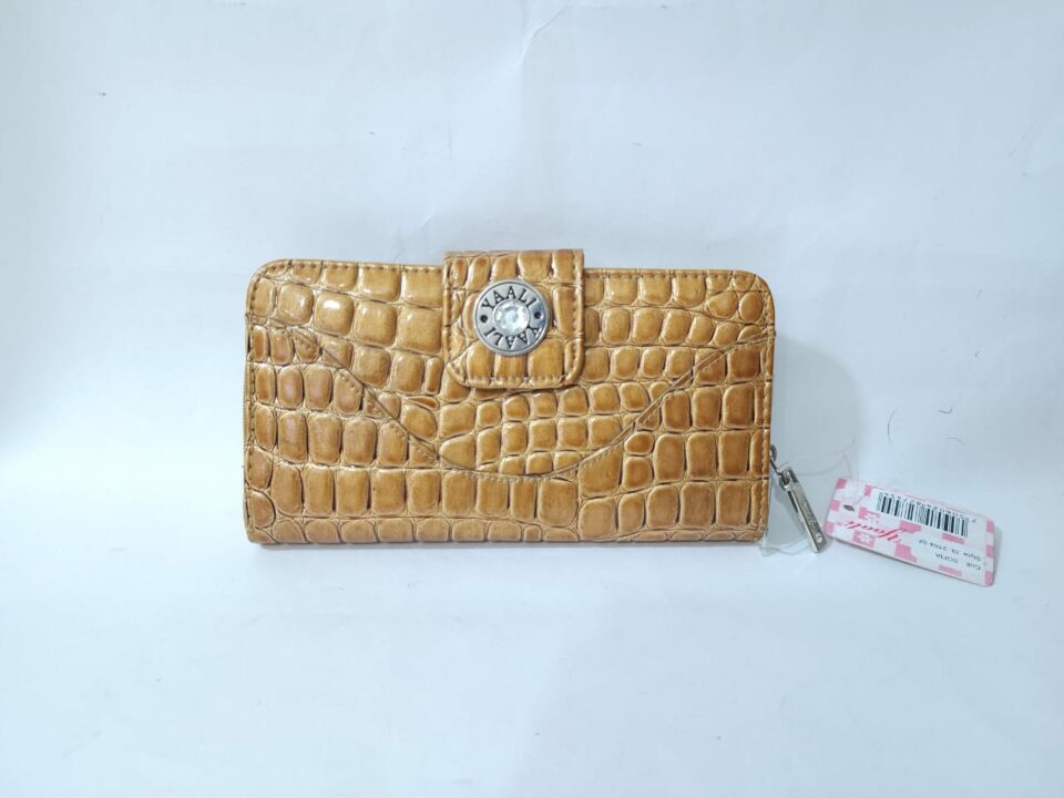 CARTERA DE DAMA DORADA