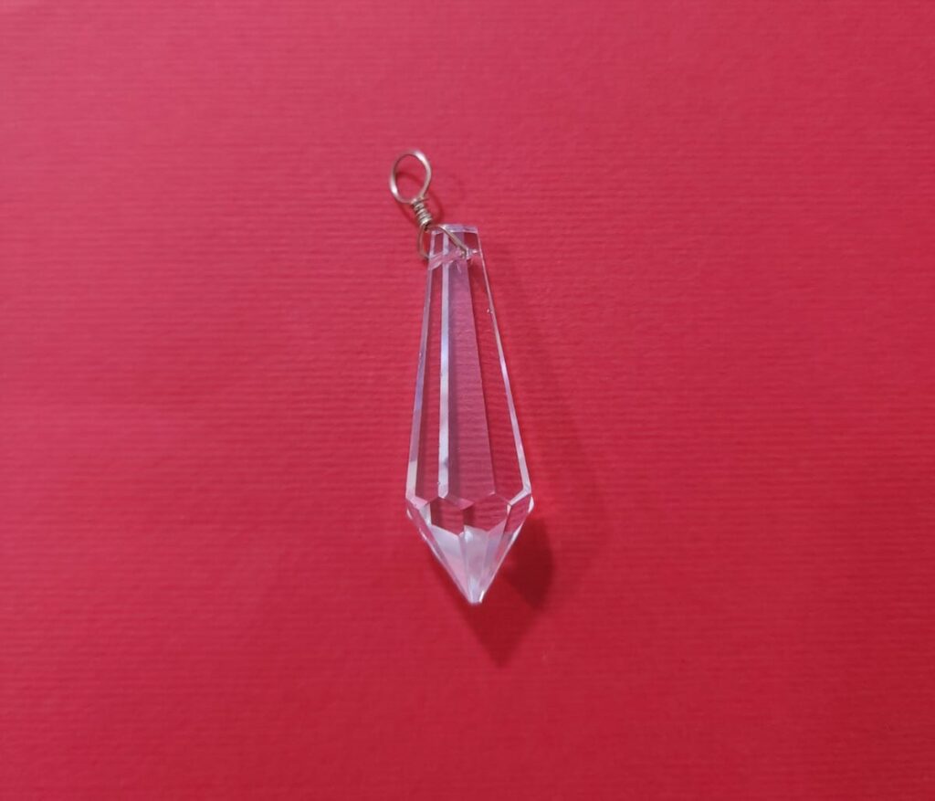 DIJE PENDULO DE CRISTAL GRANDE