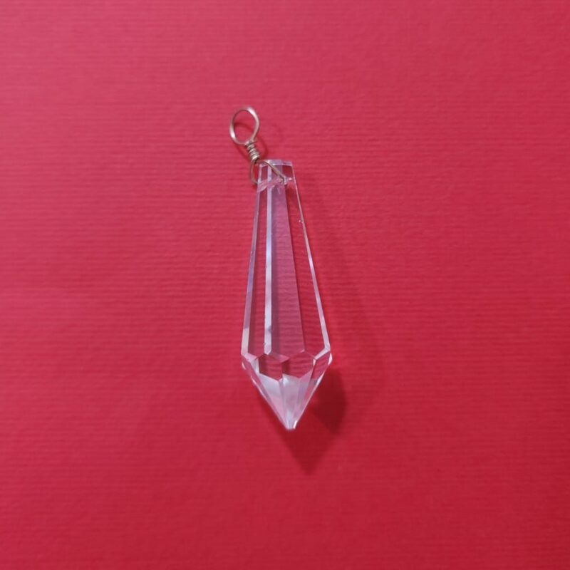 DIJE PENDULO DE CRISTAL GRANDE