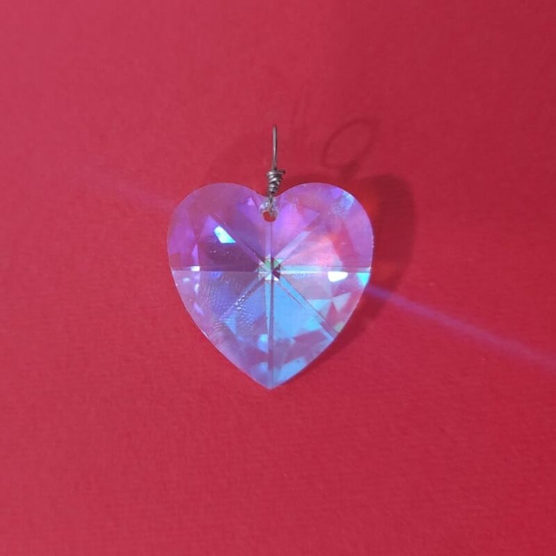 DIJE CORAZÓN SWAROSKY CHICO TRANSPARENTE