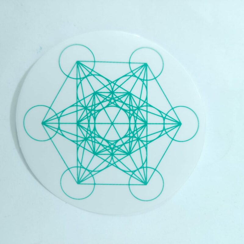 CALCOMANÍA CUBO DE METATRÓN VERDE
