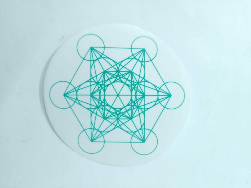 CALCOMANÍA CUBO DE METATRÓN VERDE