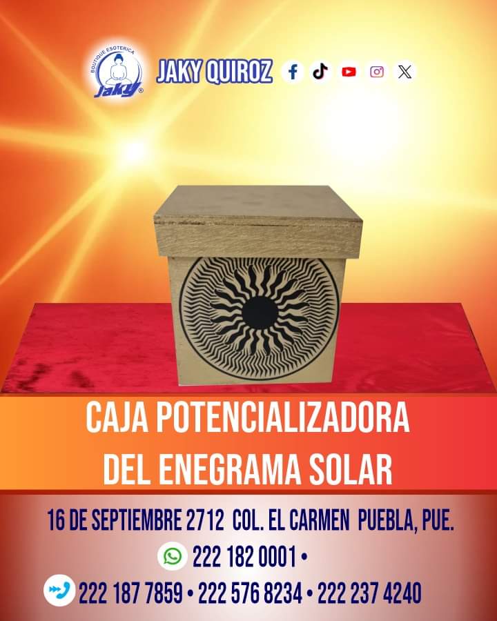 CAJA POTENCIALIZADORA DEL ENEGRAMA SOLAR