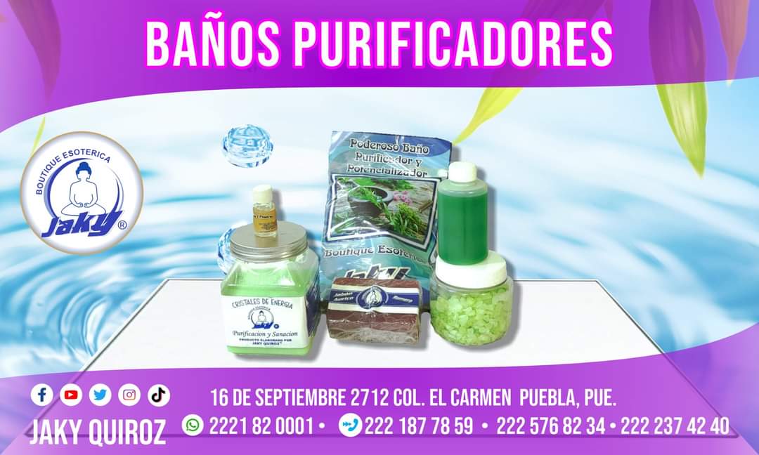 BAÑOS PURIFICADORES Y POTENCIALIZADORES