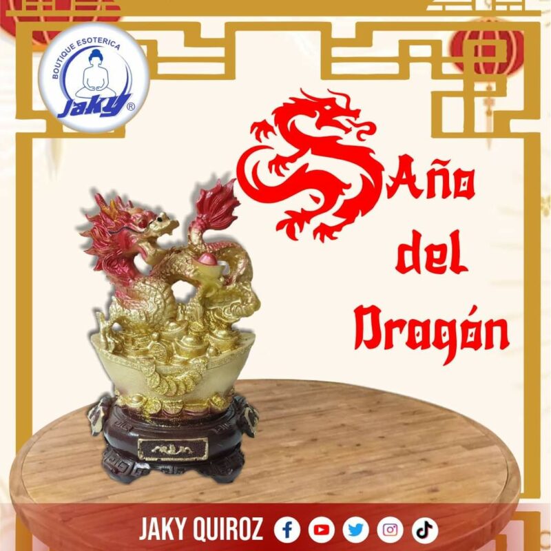 DRAGÓN CON LINGOTE