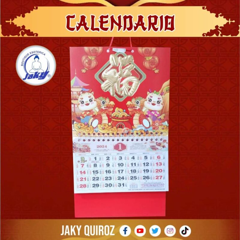 CALEMDARIO CHINO 2024 DRAGÓN