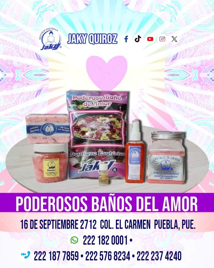 PODEROSOS BAÑOS DEL AMOR
