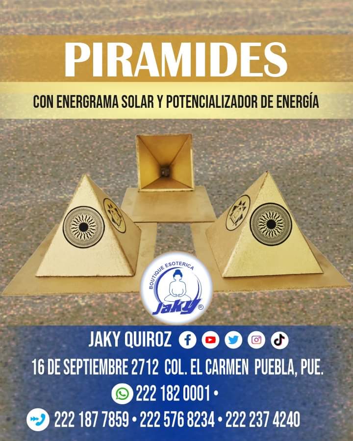 PIRÁMIDE POTENCIALIZADORA DEL ENEGRAMA SOLAR POR PIEZA (POR PIEZA)